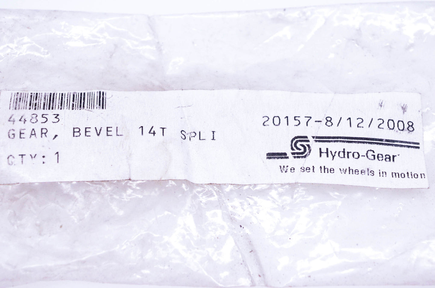 Hydro-Gear 44853 Split Bevel Gear 14T NOS
