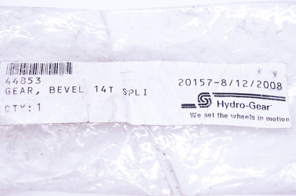 Hydro-Gear 44853 Split Bevel Gear 14T NOS