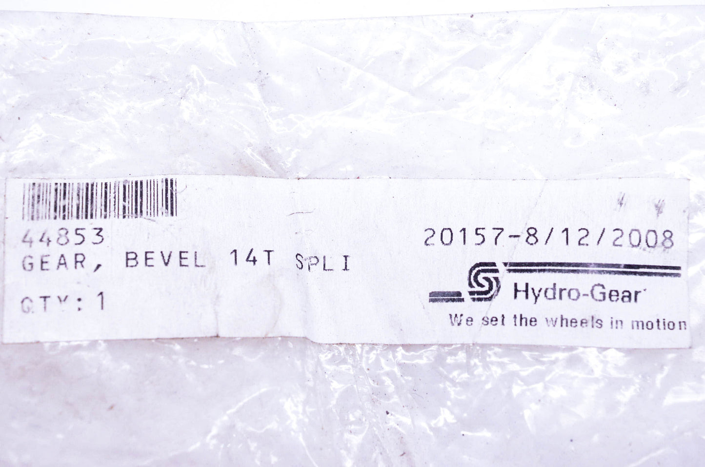 Hydro-Gear 44853 Split Bevel Gear 14T NOS