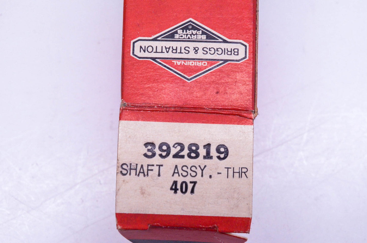 New OEM Briggs & Stratton 392819 Throttle Shaft NOS