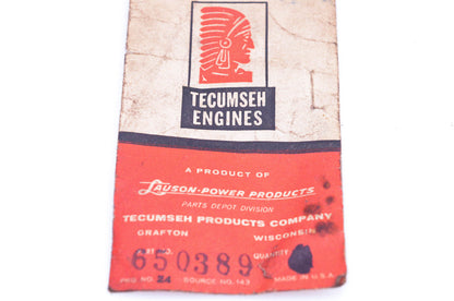 New OEM Tecumseh 650389 Woodruff Keys Qty 3 NOS