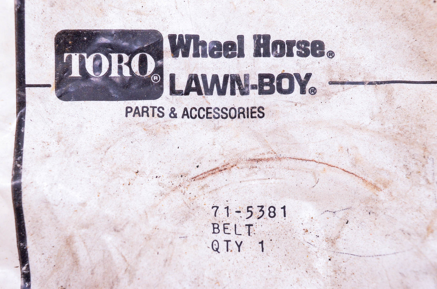 Toro 71-5381 Belt NOS
