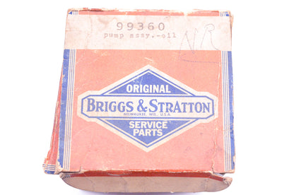 New OEM Briggs & Stratton 99360 Oil Pump Assembly NOS