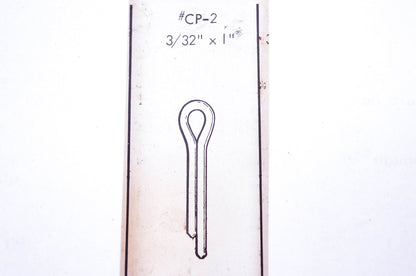 Power Lawn Mower CP-2 Cotter Pins 3/32"x1" Qty 10 NOS