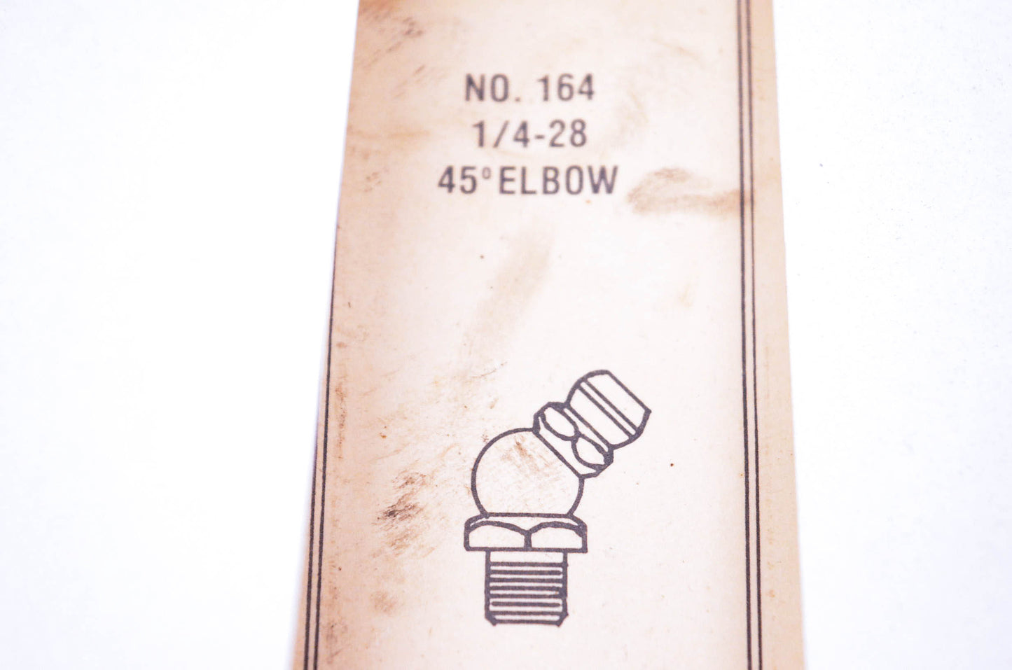 Aftermarket 1/8" Pipe 45 Degree Elbow Grease Fitting Qty 5 NOS