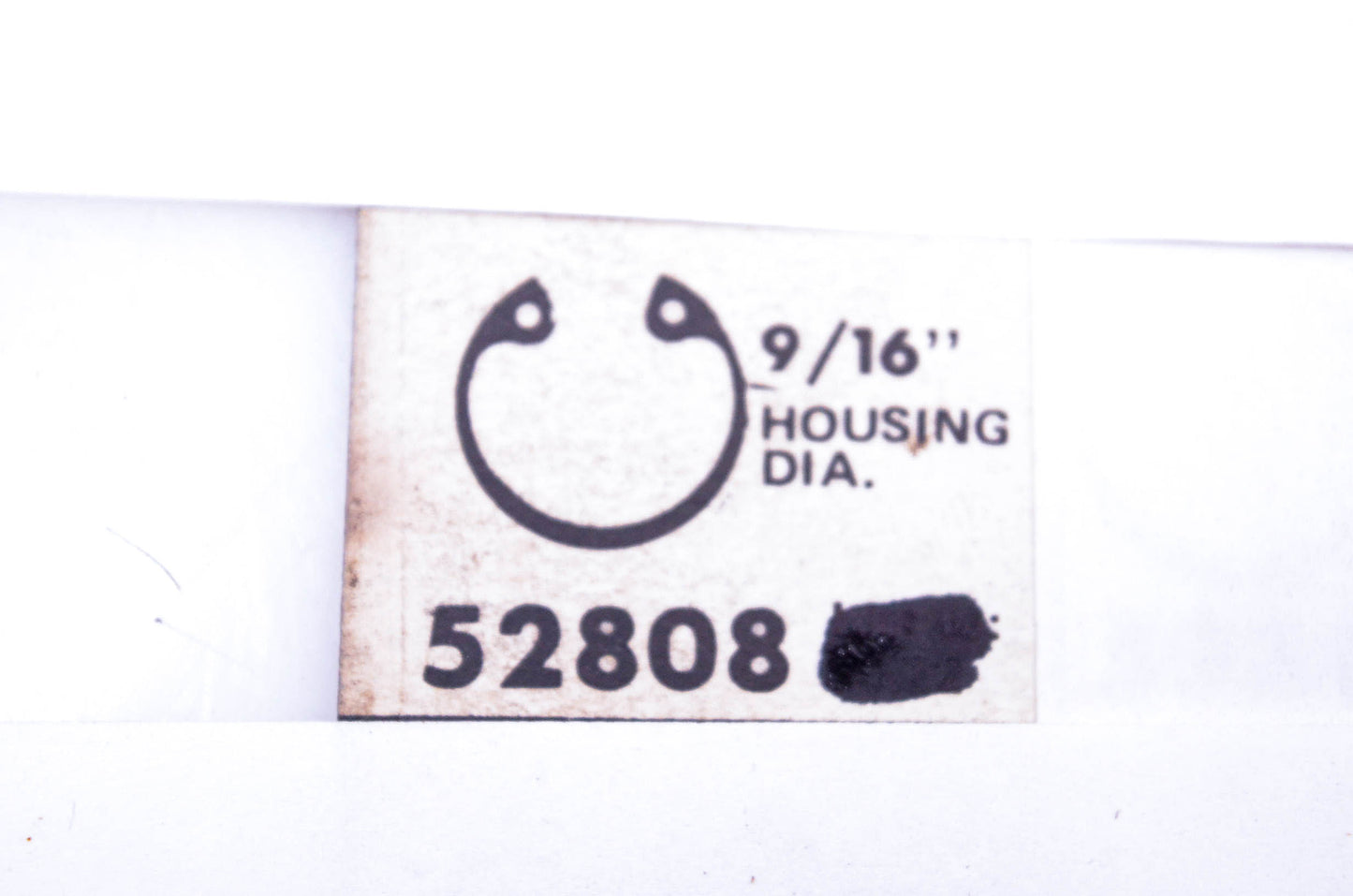Sosmetal 52808 9/16"Retaining Rings Qty 10 NOS