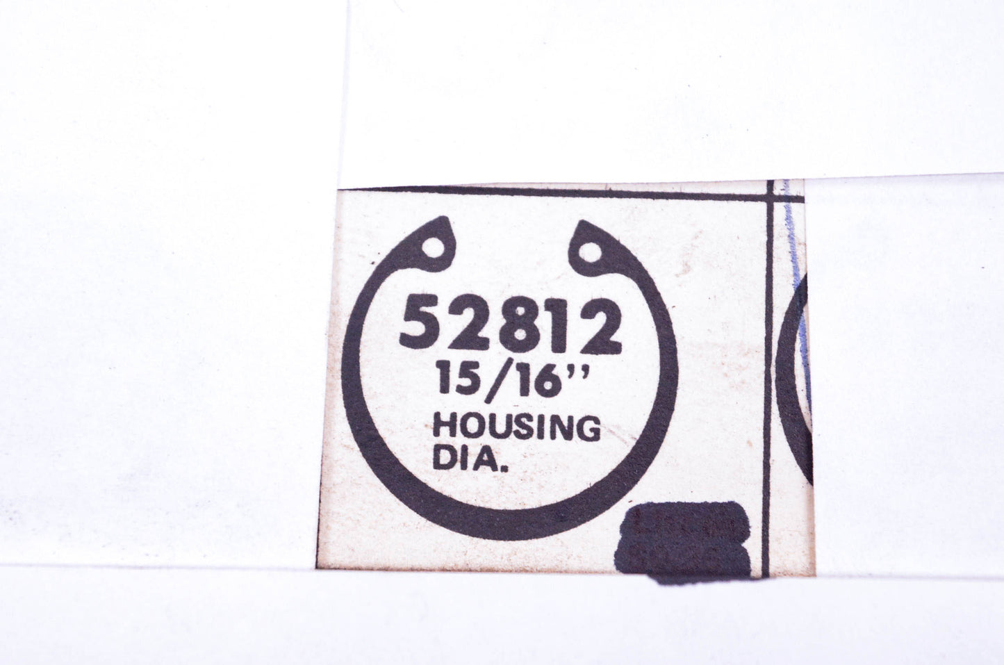 Sosmetal 52812 15/16" Retaining Rings Qty 8 NOS