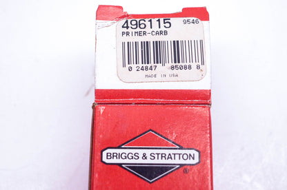 New OEM Briggs & Stratton 496115 Primer Bulb Kit NOS