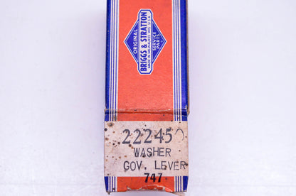 New OEM Briggs & Stratton 22245 Governor Lever Washer NOS