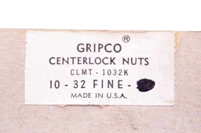 Gripco CLF-1032-K Centerlock Nuts 10-32 Fine Thread Qty 13 NOS