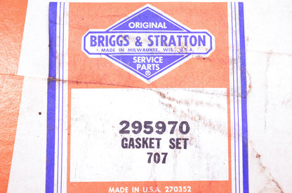 New OEM Briggs & Stratton 295970 Gasket Kit NOS