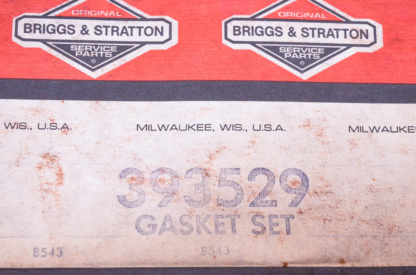 New OEM Briggs & Stratton 393529 Gasket Kit NOS