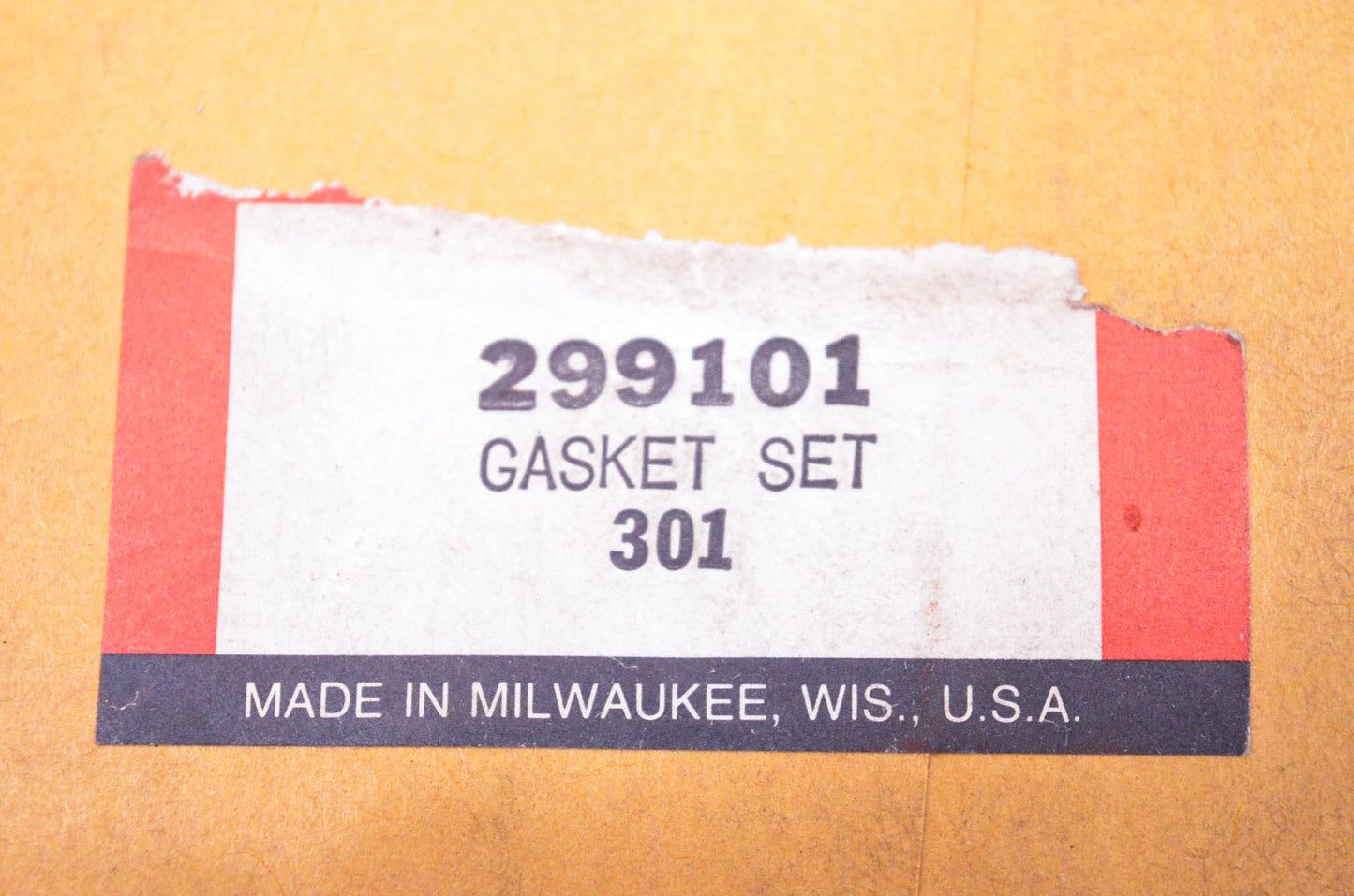New OEM Briggs & Stratton 299101 Gasket Kit NOS