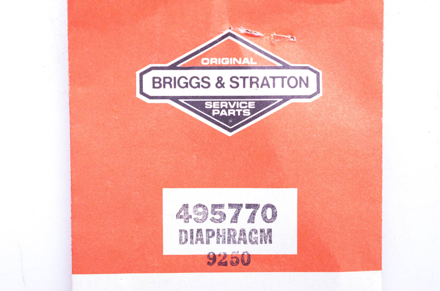 New OEM Briggs & Stratton 495770 Diaphragm Kit NOS