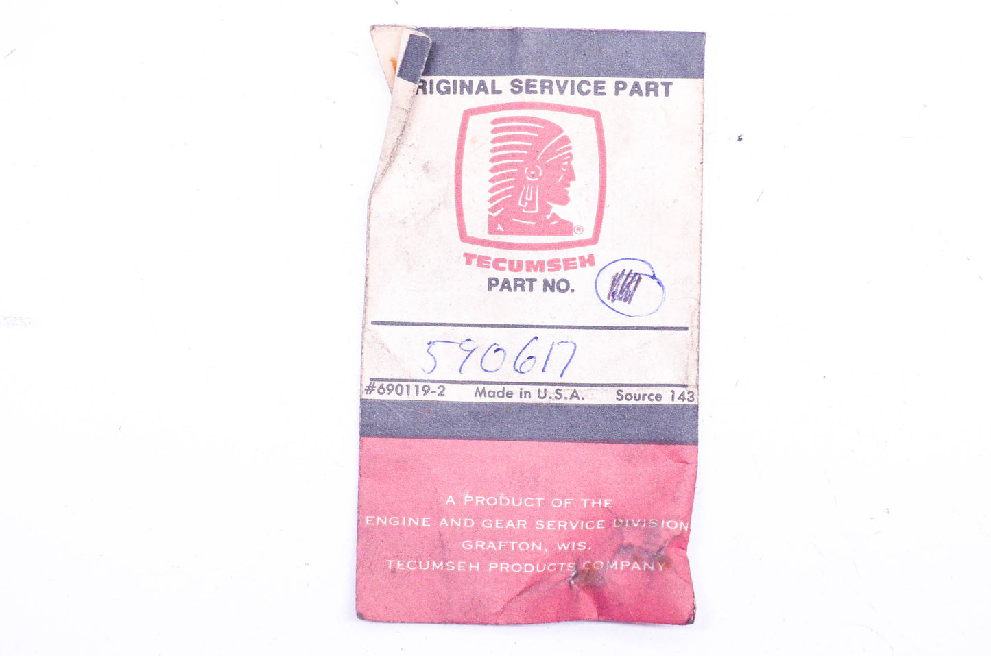 Tecumseh 590617 Starter Springs Qty 3 NOS