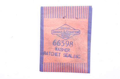 New OEM Briggs & Stratton 66598 Rachet Sealing Washer NOS