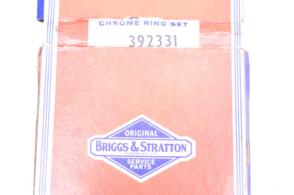New OEM Briggs & Stratton 392331 Piston Ring Kit NOS