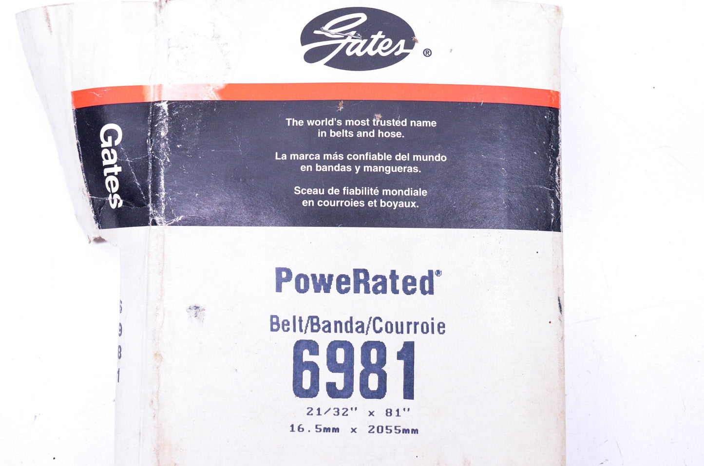 Gates 6981 Drive Belt NOS