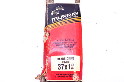 Murray 37X12 Blade Drive Belt NOS