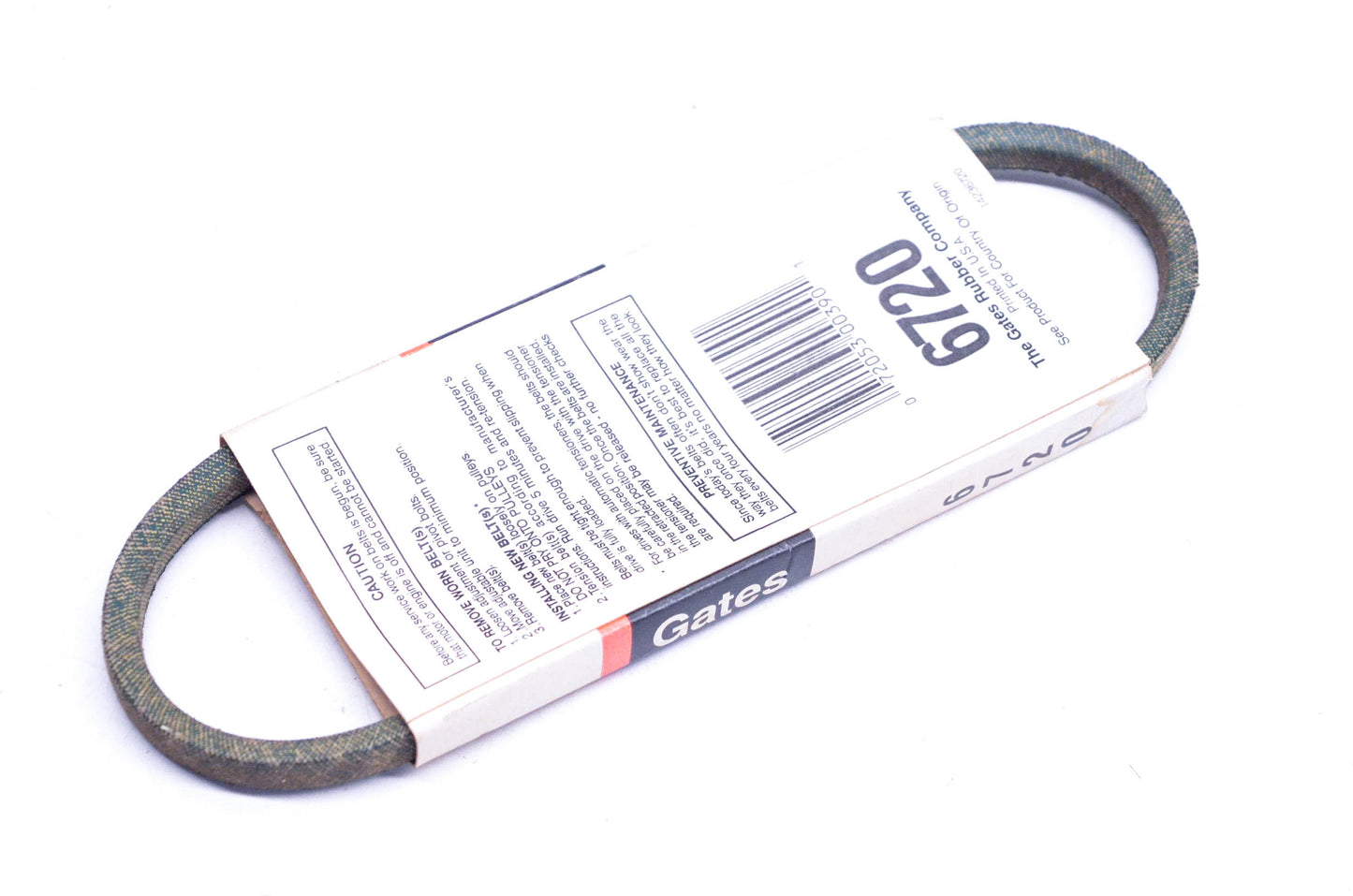 Gates 6720 Drive Belt NOS