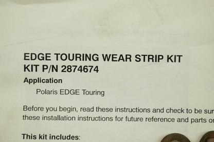Polaris Wear Strip Kit Edge Touring