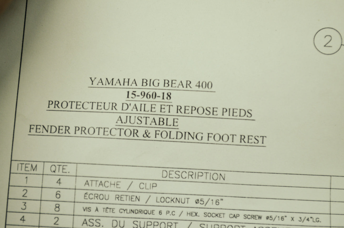 Fender Protector Kit NOS