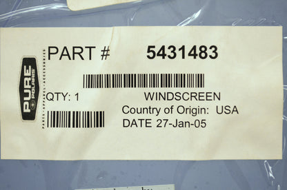 Windshield Clear 93-98 Starlite Lite Lite-Deluxe NOS