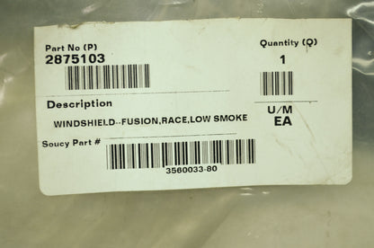 Polaris Windshield 10' Low Race Smoke Fusion