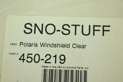 Sno-Stuff Windshield Clear NOS
