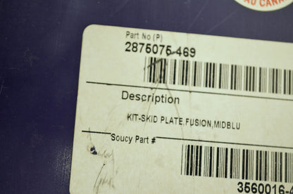 Skid Plate 05-06 Fusion Medium Blue NOS