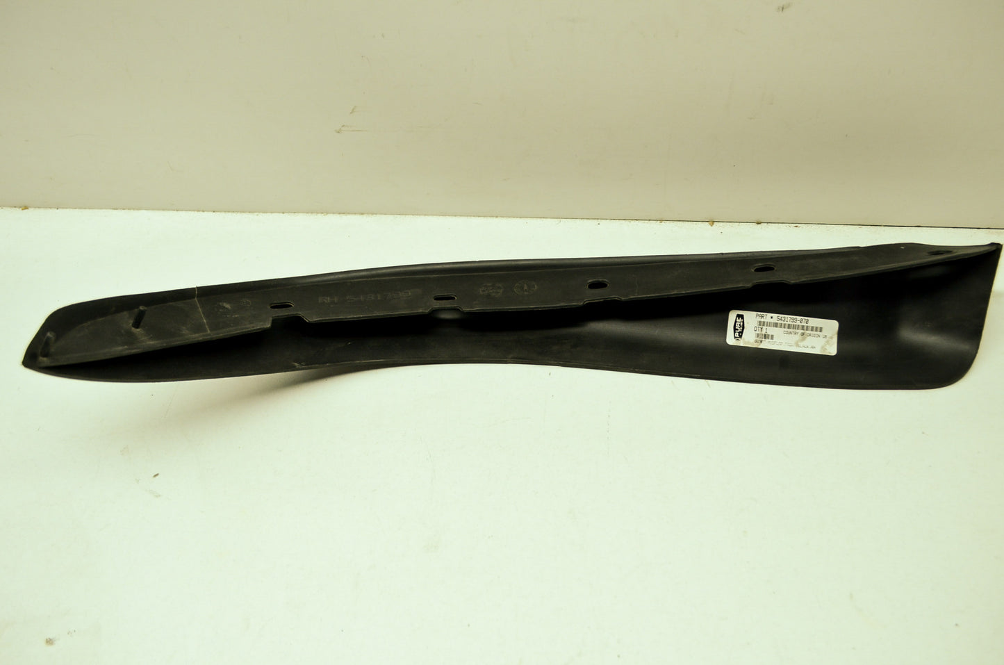 OEM Polaris 5431799-070 Right Black Front Mud Flap Guard NOS