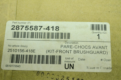Front Brushguard NOS
