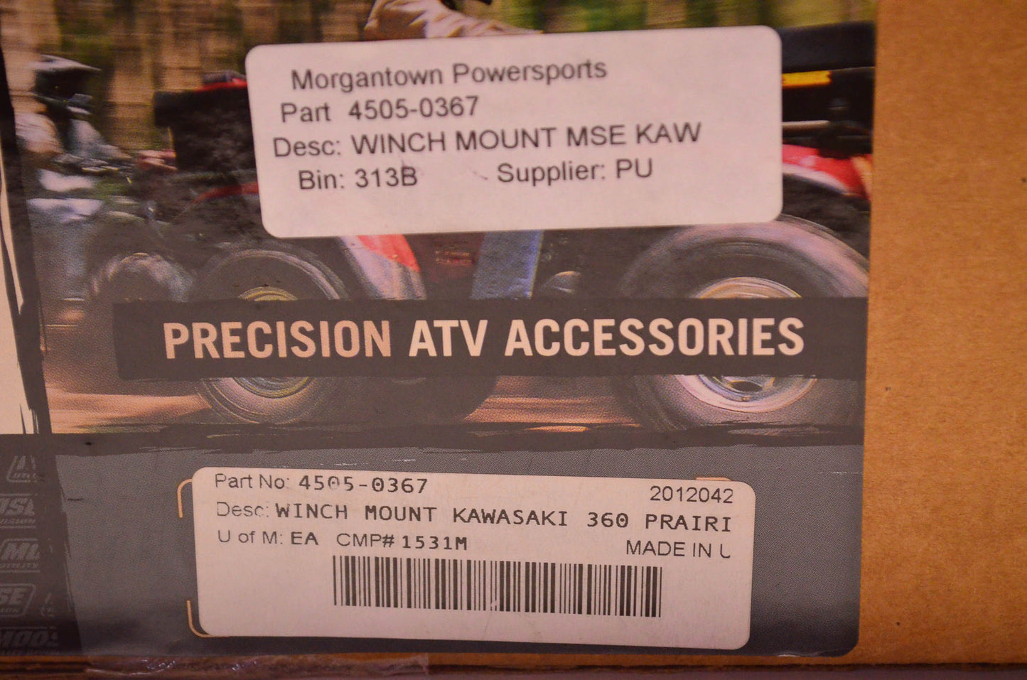Moose Utility Division 4505-0367, 1531M Winch Mount Kit NOS