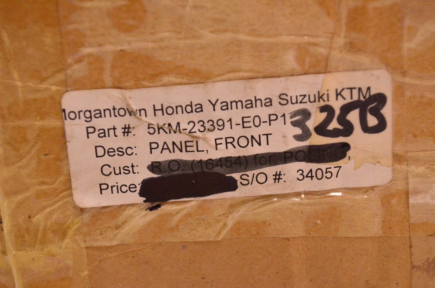 New OEM Yamaha 5KM-23391-E0-P1 Front Panel NOS