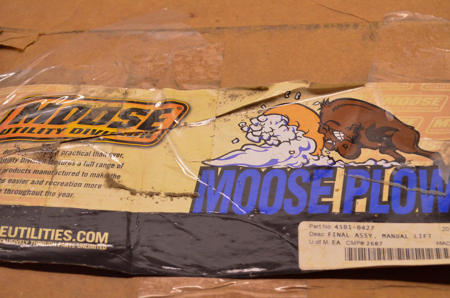 Moose 4501-0427 Plow Manual Lift Assembly