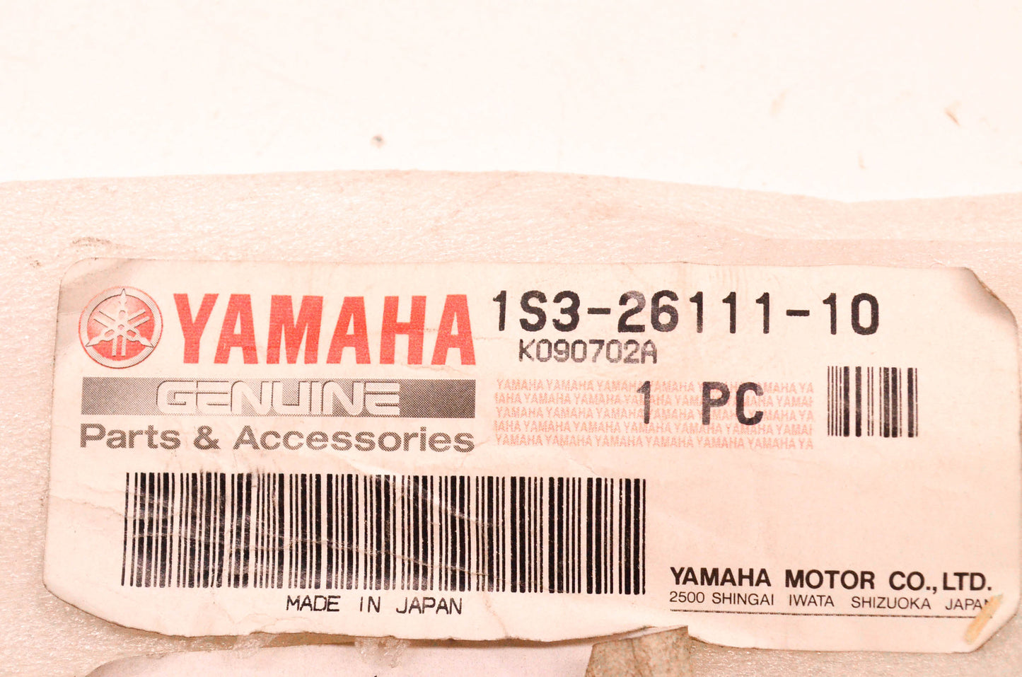 New OEM Yamaha 1S3-26111-10-00 Handlebar NOS