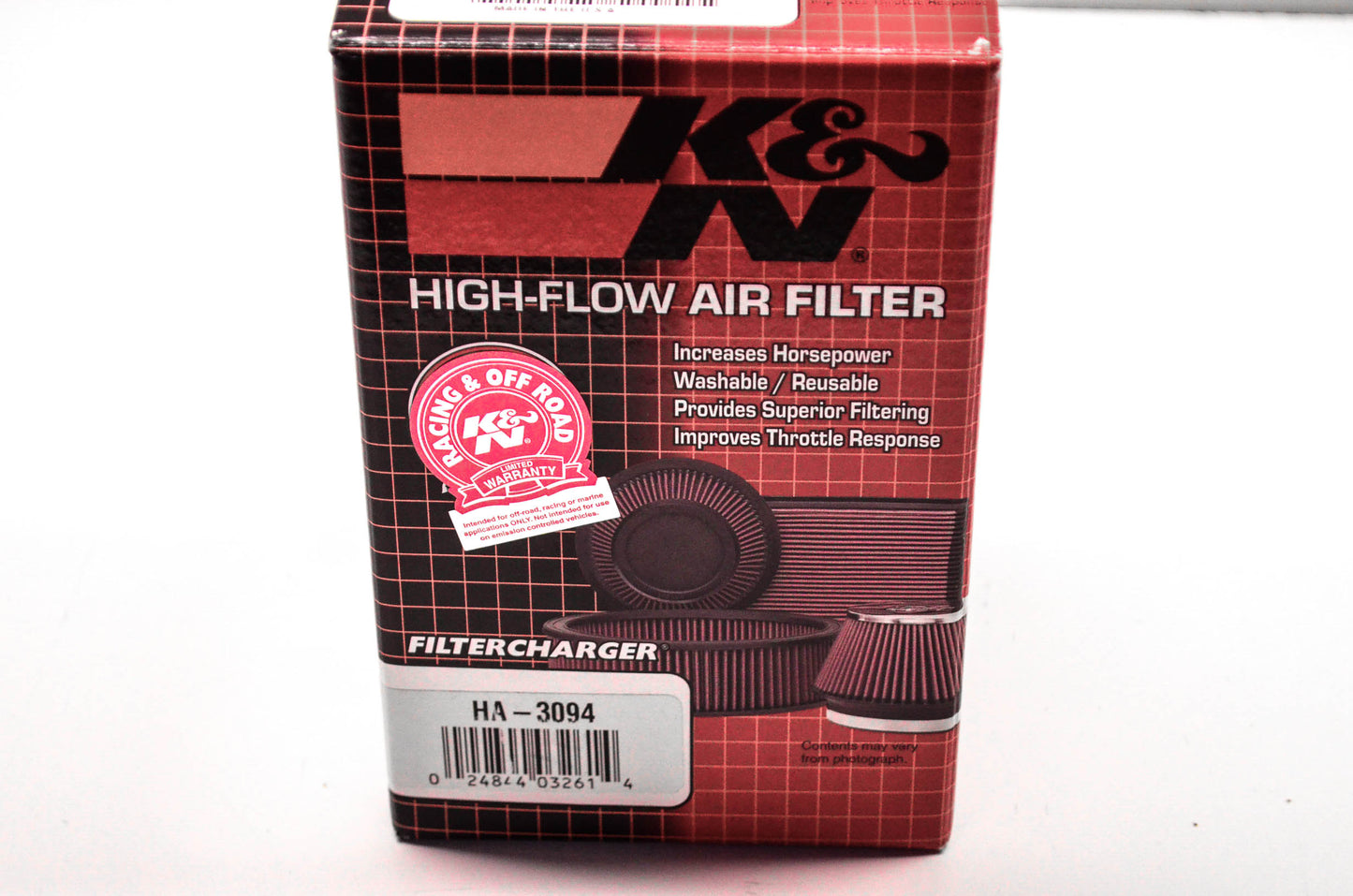 K&N HA-3094 High-Flow Air Filter NOS