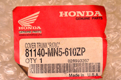 New OEM Honda 81140-MN5-610ZP Goldwing Trunk Cover R176C Maroon NOS