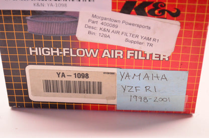 K&N YA-1098 High Flow Air Filter NOS