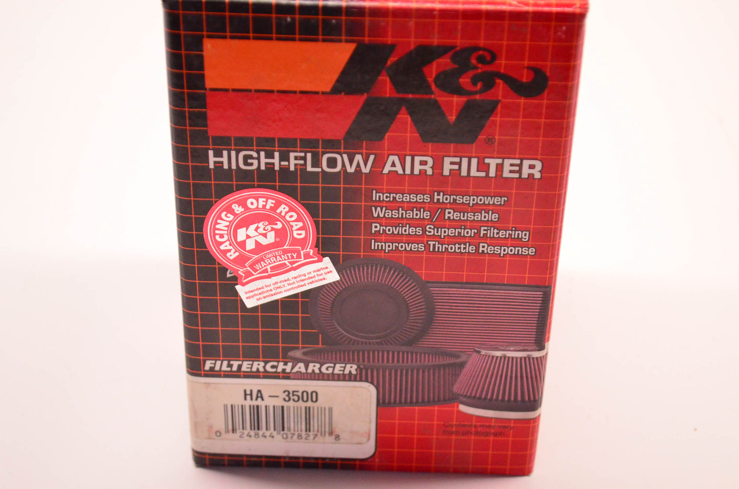 K&N HA-3500 High Flow Air Filter NOS