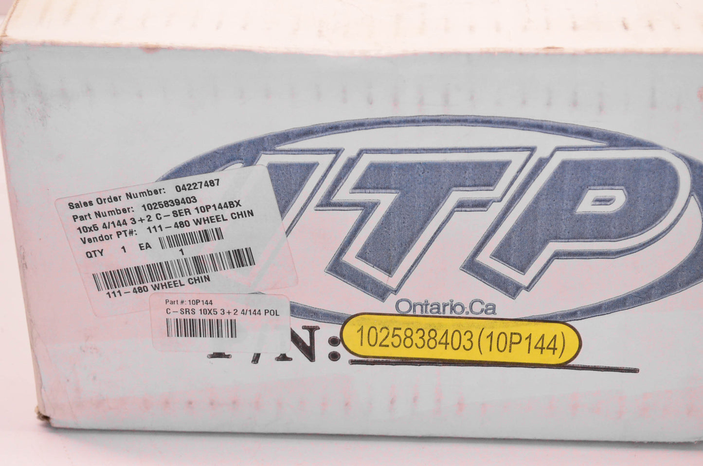 ITP 10P144 Rim 10x5 3+2 4/144 NOS