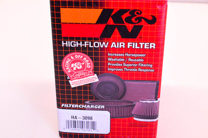K&N HA-3098 High Flow Air Filter Kit NOS