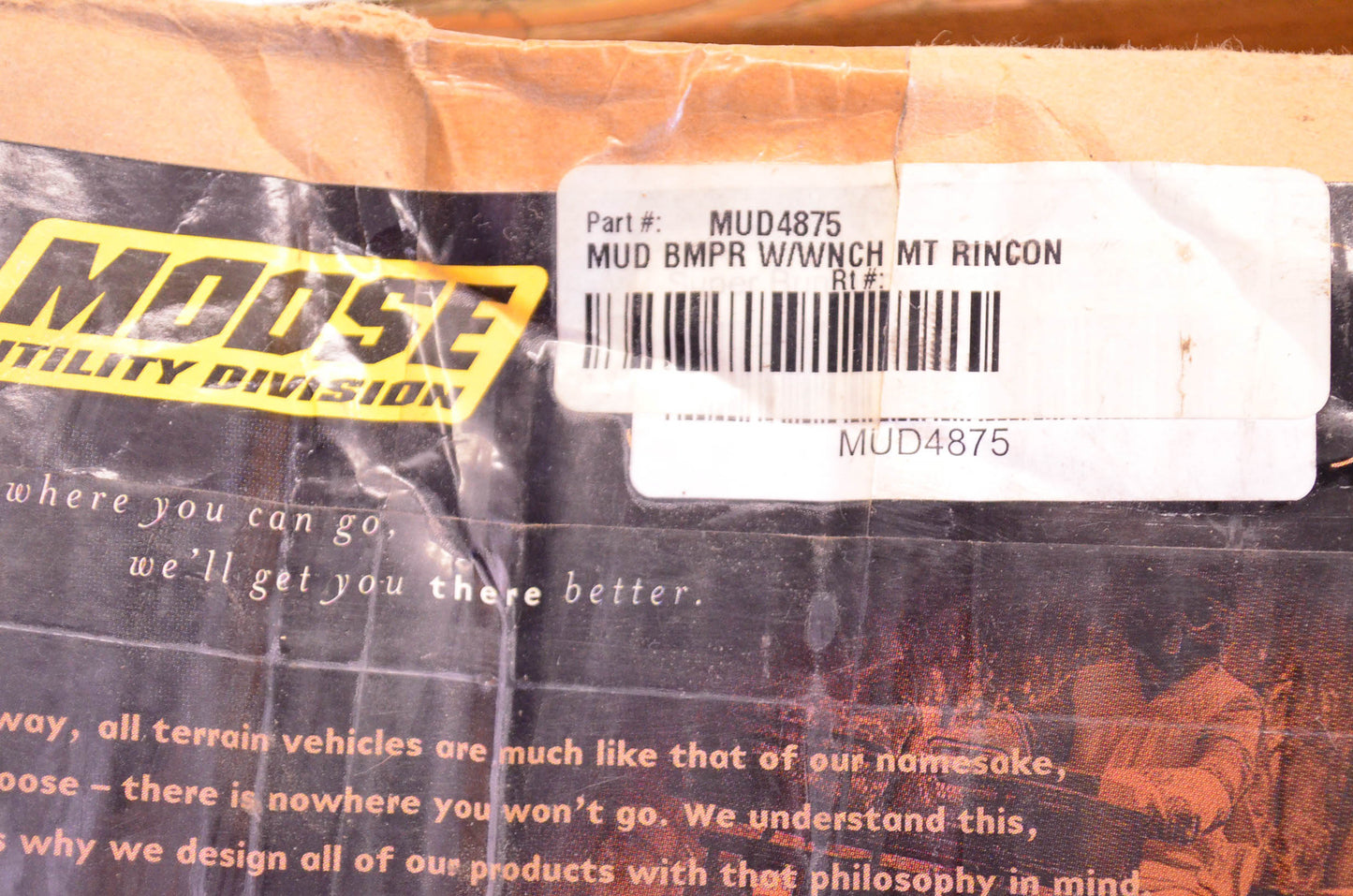 Moose Utility Division MUD4875 Super Bumper Winch Plate Kit NOS