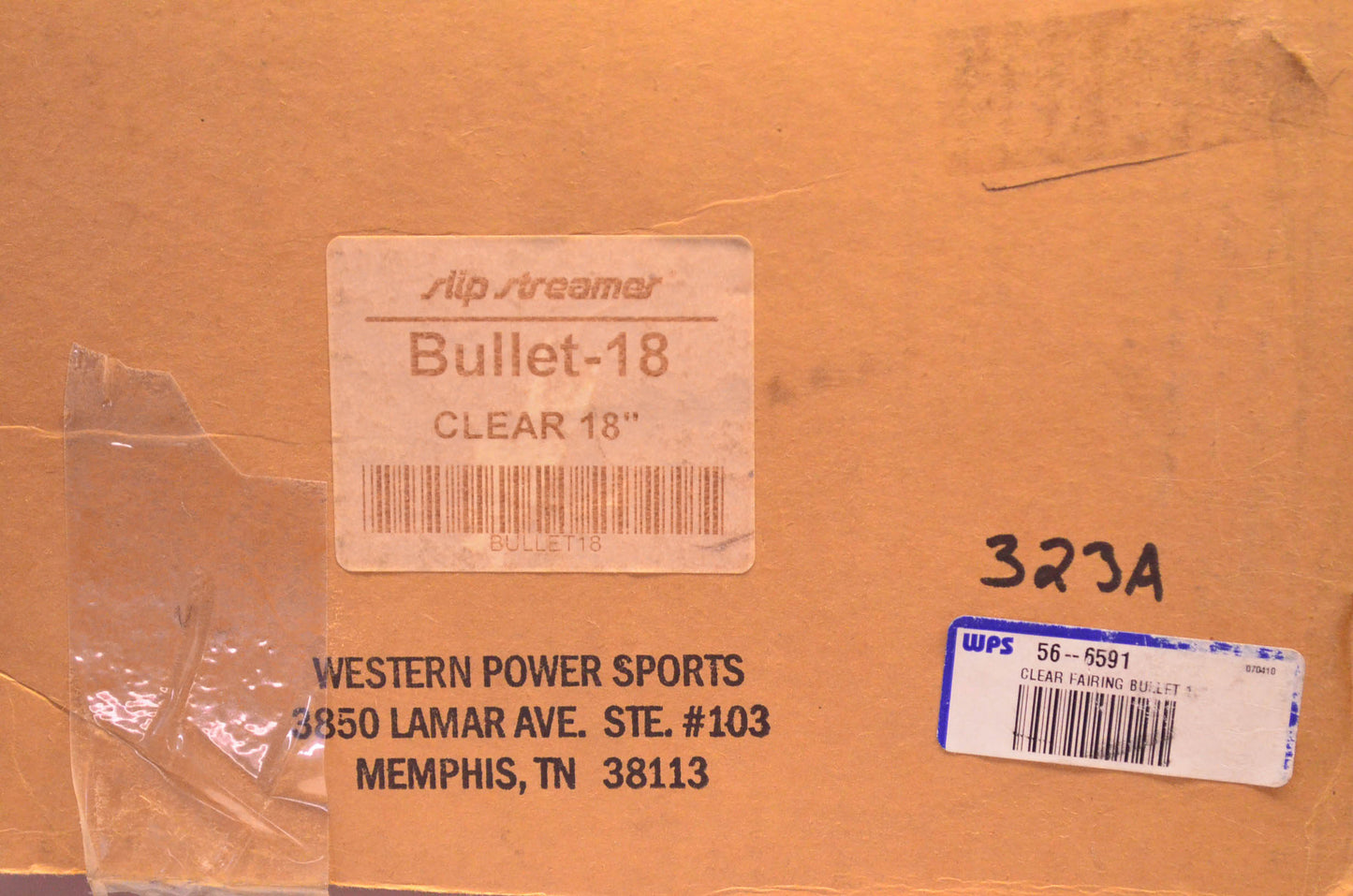 Slip Streames 56-6591 Bullet-18 Clear 18 Inch Windshield Assembly NOS