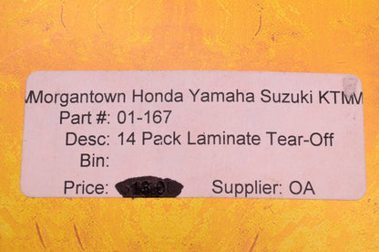 Oakley 01-167 Laminate Tear-Off 14 Pack NOS
