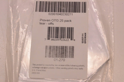 Oakley 01-270OA, 01-270 Proven MX Tear Off 25 Pack NOS