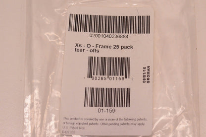 Oakley 01-159OA, 01-159 XS O Kids Tear Off 25 Pack NOS