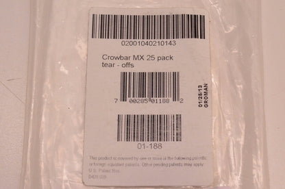 Oakley 01-188OA, 01-188 Crowbar MX Tear Off 25 Pack NOS