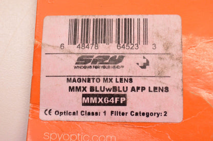 Spy MMX64FP Magneto MX Lens Blue NOS