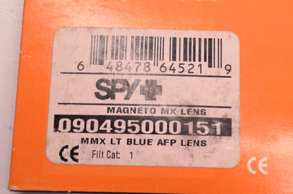 Spy 090495000151 Magneto MX Lens Blue NOS